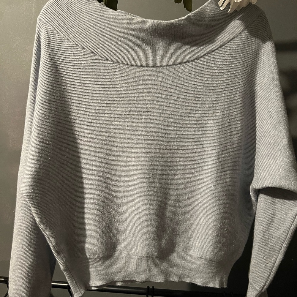 Silver sweater